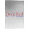 Deep Red Stamps Halftone Gradient Rubber Cling Stamp 2.2 x 3.2 inches